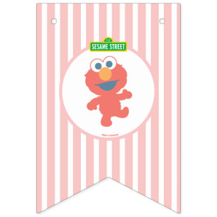 Sesame Street   Elmo - First Birthday Bunting Flags