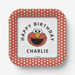 Sesame Street   Elmo - First Birthday Paper Plates