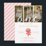 Sesame Street | Elmo First Birthday - Photo Invitation<br><div class="desc">This adorable first birthday photo invitation features Elmo from Sesame Street alongside a customizable space for your child's photos. The cheerful design includes vibrant colours and playful text, making it the perfect way to celebrate this special milestone. Ideal for an Elmo-themed birthday party, this invitation adds a personal and charming...</div>
