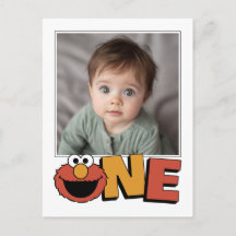 Sesame Street | Elmo - First Birthday Thank You Po