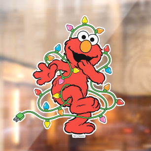 Sesame Street   Elmo First Christmas Lights Window Cling