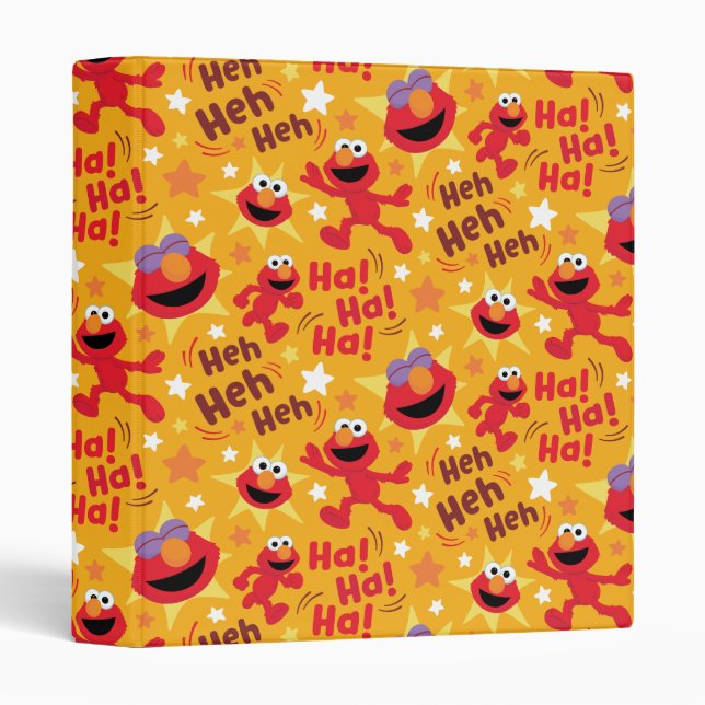 Sesame Street | Elmo Ha! Ha! Ha! Pattern Binder (Front/Spine)