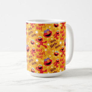 Sesame Street   Elmo Ha! Ha! Ha! Pattern Coffee Mug