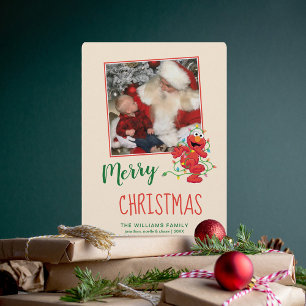 Sesame Street   Elmo Holiday with Photo Card
