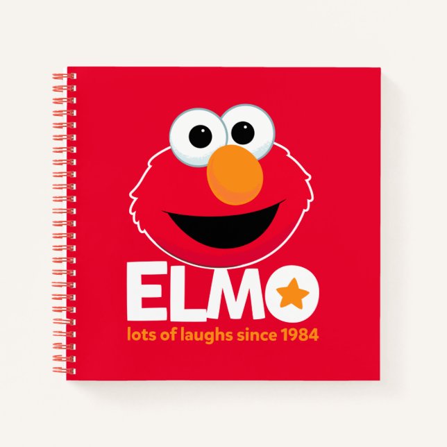 Sesame Street | Elmo Lots of Laughs Since 1984 Notebook (Front)