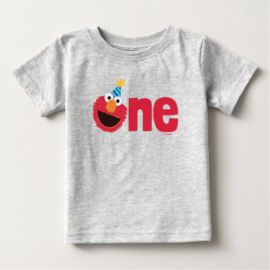 Sesame Street Elmo - One First Birthday Baby T-Shirt