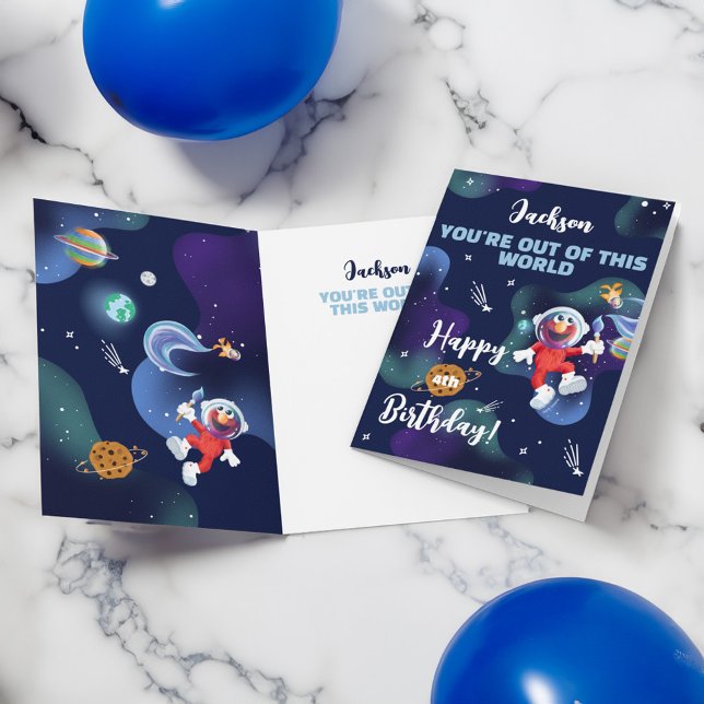 Sesame Street | Elmo - Out of This World Birthday Card (Sesame Street | Elmo - Out of This World Birthday Card)