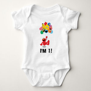 Sesame Street   Elmo & Pals - 1st Birthday Baby Bodysuit