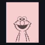 Sesame Street | Elmo Poster<br><div class="desc">Check out this cute Sesame Street design featuring Elmo.</div>