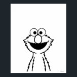 Sesame Street | Elmo Poster<br><div class="desc">Check out this cute Sesame Street design featuring Elmo.</div>