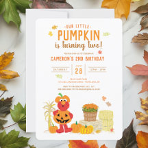 Sesame Street - Elmo | Pumpkin 2nd Birthday
