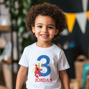 Sesame Street Elmo - Rainbow 3rd Birthday Toddler T-shirt