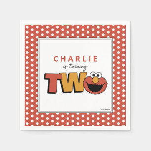 Sesame Street   Elmo - Second Birthday Napkins