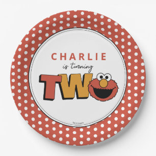 Sesame Street   Elmo - Second Birthday Paper Plate