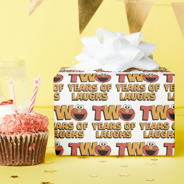 Sesame Street | Elmo - Second Birthday Wrapping Pa Paper (Birthday Party)