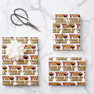 Sesame Street Elmo - Second Birthday Wrapping Paper Sheet