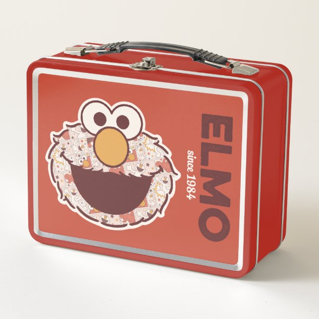 Sesame Street | Elmo Since 1984 Metal Lunch Box (Front)