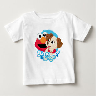 Sesame Street   Elmo & Tango Badge Baby T-Shirt