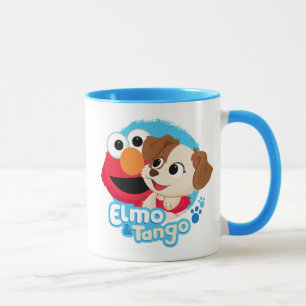 Sesame Street   Elmo & Tango Badge Mug