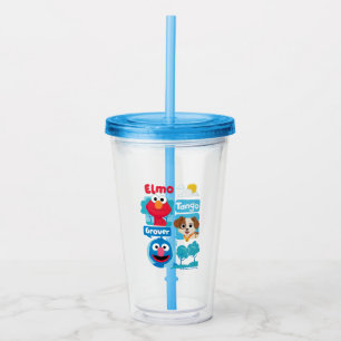 Sesame Street   Elmo, Tango, & Grover Park Graphic Acrylic Tumbler
