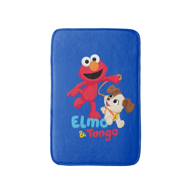 Sesame Street | Elmo & Tango Running Bath Mat (Front Vertical)