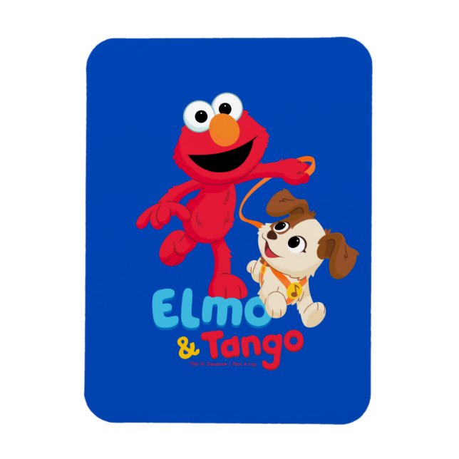 Sesame Street | Elmo & Tango Running Magnet (Vertical)