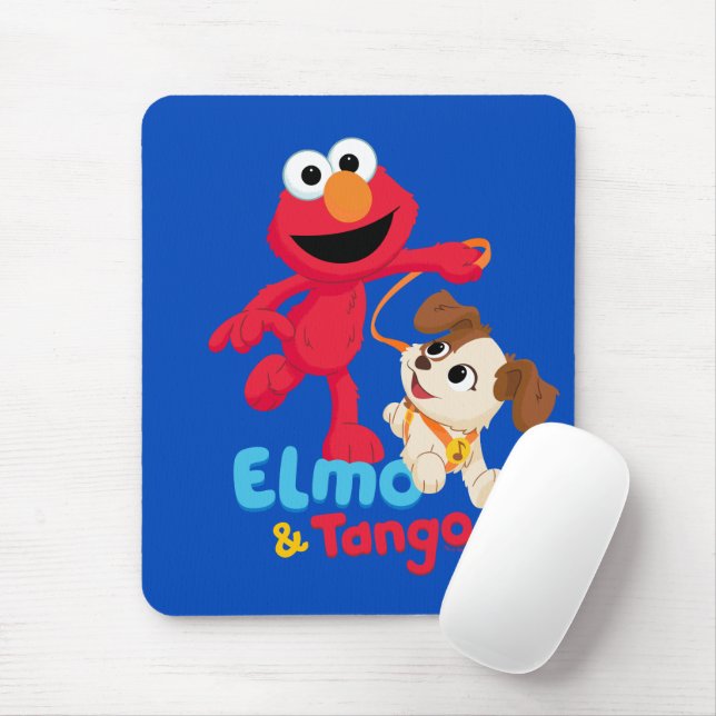 Sesame Street | Elmo & Tango Running Mouse Pad (With Mouse)