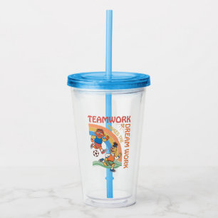 Sesame Street   Ernie & Bert Teamwork Acrylic Tumbler