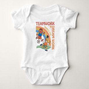 Sesame Street   Ernie & Bert Teamwork Baby Bodysuit