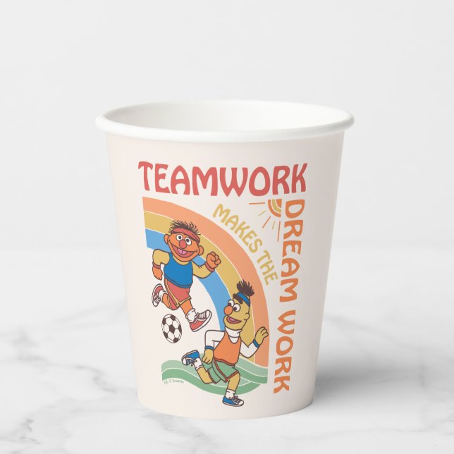 Sesame Street | Ernie & Bert Teamwork Paper Cups (Front)