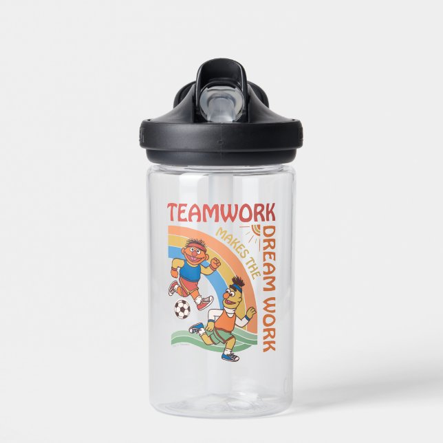 Sesame Street | Ernie & Bert Teamwork Water Bottle (Front)