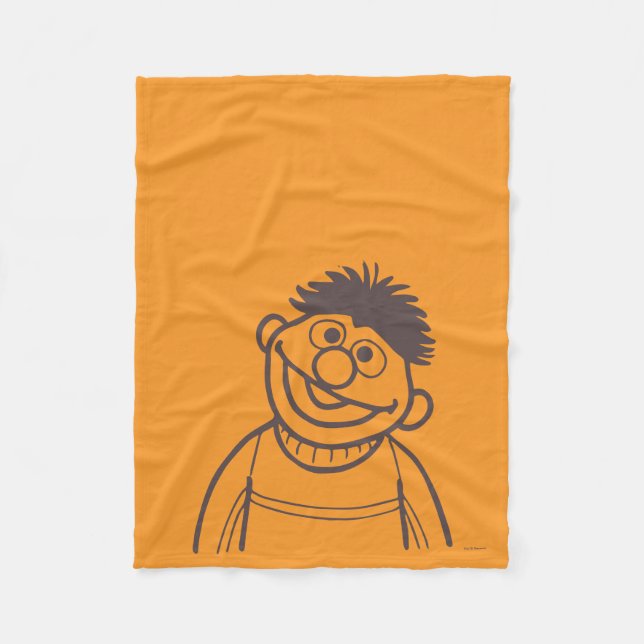 Sesame Street | Ernie Bright Fleece Blanket (Front)