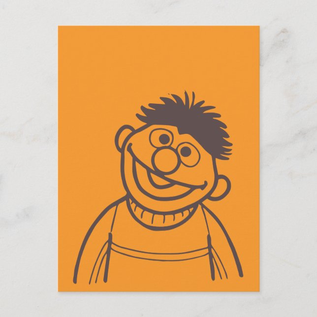 Sesame Street | Ernie Bright Postcard (Front)