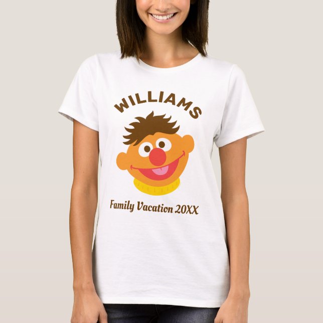 Sesame Street | Ernie Family Vacation T-Shirt (Front)