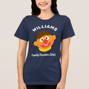 Sesame Street Ernie Family Vacation Tri-Blend Shirt