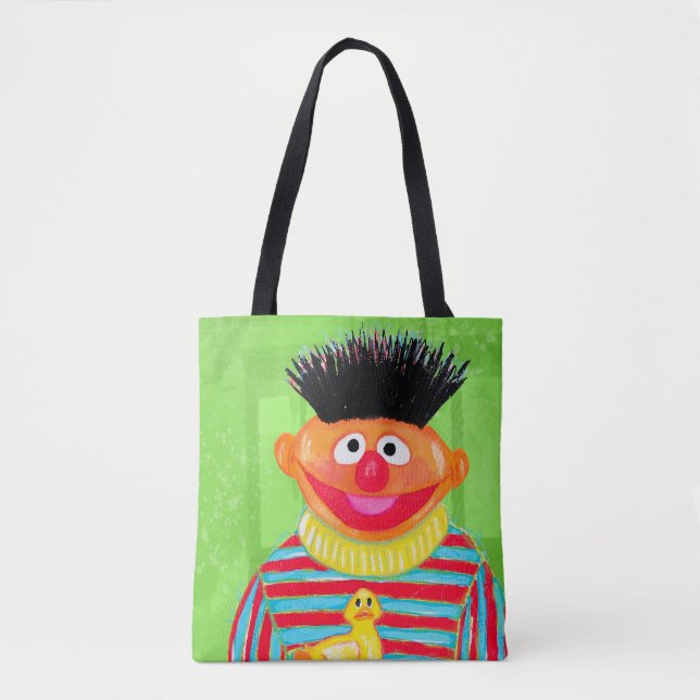 Sesame Street | Ernie with Rubber Duckie Tote Bag (Front)