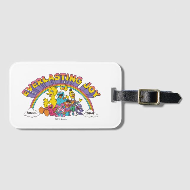 Sesame Street | Everlasting Joy Since 1969 Luggage Tag (Front Horizontal)