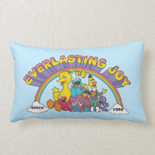 Sesame Street   Everlasting Joy Since 1969 Lumbar Pillow