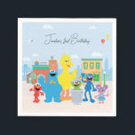 Sesame Street Friends Kids Birthday Napkin<br><div class="desc">Enjoy the celebration with these Sesame Street Friends Kids Birthday Paper Napkins! Featuring all your favorite characters—Elmo, Cookie Monster, Big Bird, Oscar the Grouch, Grover, and Abby Cadabby—these signs are the perfect way to set the stage for an unforgettable celebration. Imagine the excitement on your child's face when they see...</div>