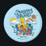 Sesame Street | Friends Since 1969 Magnet<br><div class="desc">Check out this cute Sesame Street design featuring Grover,  Ernie,  Bert Big Bird,  Little Bird, Cookie Monster and Elmo.</div>