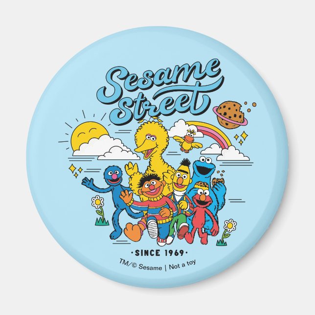 Sesame Street | Friends Since 1969 Magnet (Front)