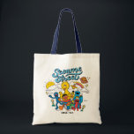 Sesame Street | Friends Since 1969 Tote Bag<br><div class="desc">Check out this cute Sesame Street design featuring Grover,  Ernie,  Bert Big Bird,  Little Bird, Cookie Monster and Elmo.</div>