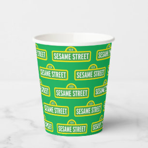 Sesame Street   Full Color Logo Paper Cups