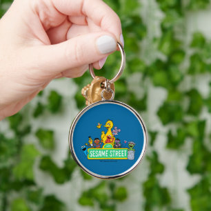 Sesame Street   Full Color With Pals Keychain