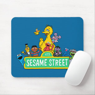 Sesame Street   Full Color With Pals Mouse Pad