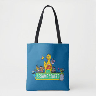 Sesame Street   Full Color With Pals Tote Bag