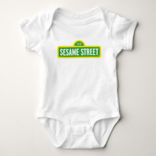 Sesame Street Full Colour Logo Baby Bodysuit