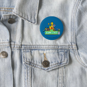 Sesame Street Full Colour With Pals 2 Inch Round Button
