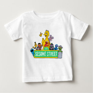 Sesame Street   Full Colour With Pals Baby T-Shirt