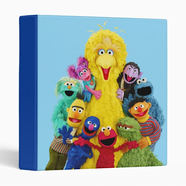 Sesame Street | Fun Colourful Pals Portrait Binder (Front/Spine)